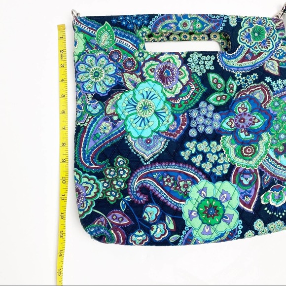 VERA BRADLEY Blue Rhapsody Removable Strap Clutch Tote Bag - Picture 5 of 11